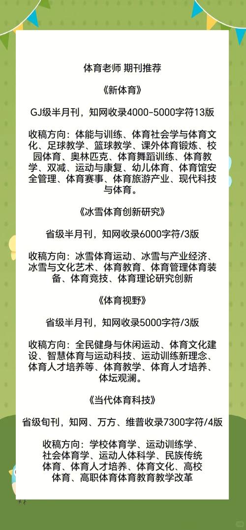 体育类期刊排名前十,体育类期刊排名前十名